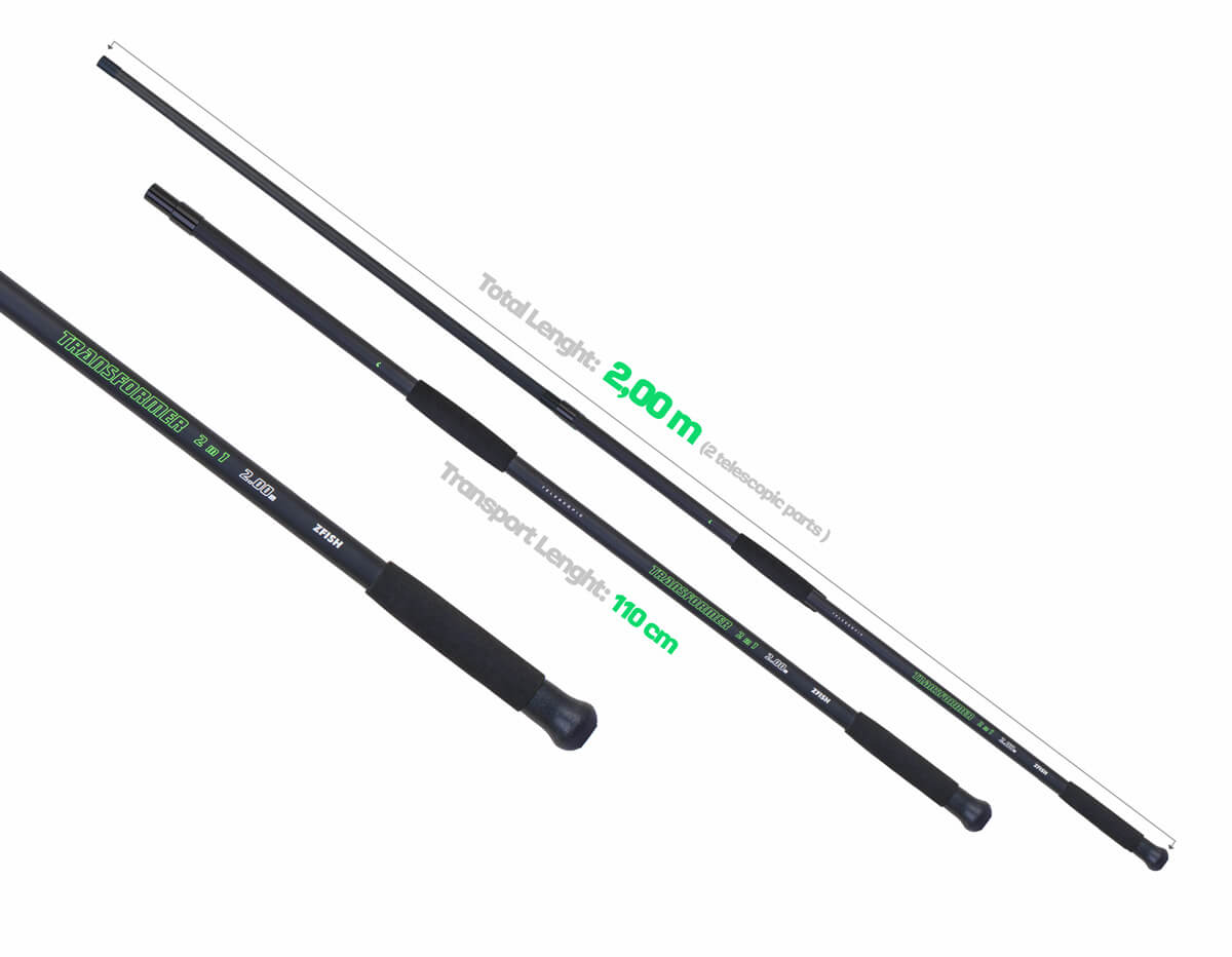 ZFISH Transformer graibšto rankena 2m