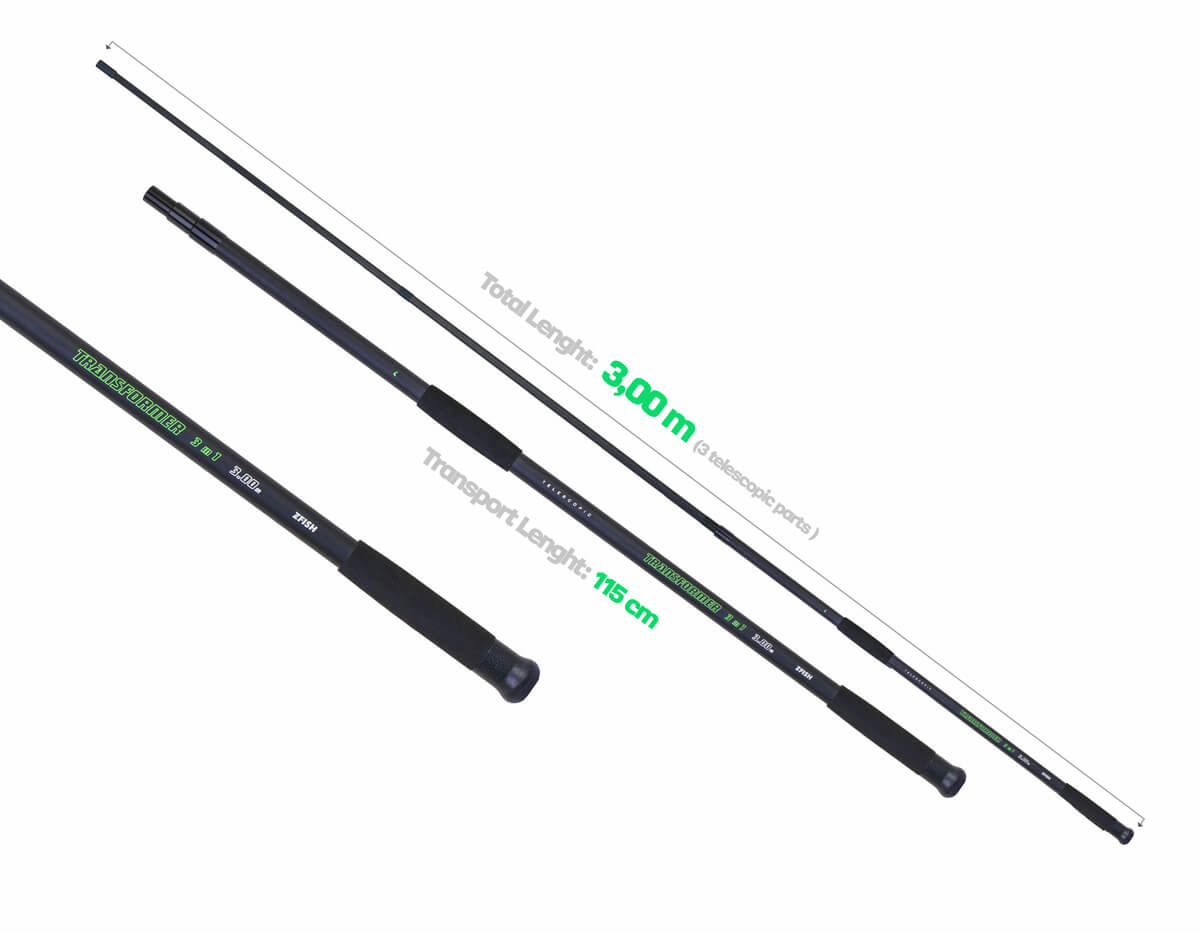 ZFISH Transformer graibšto rankena 3m