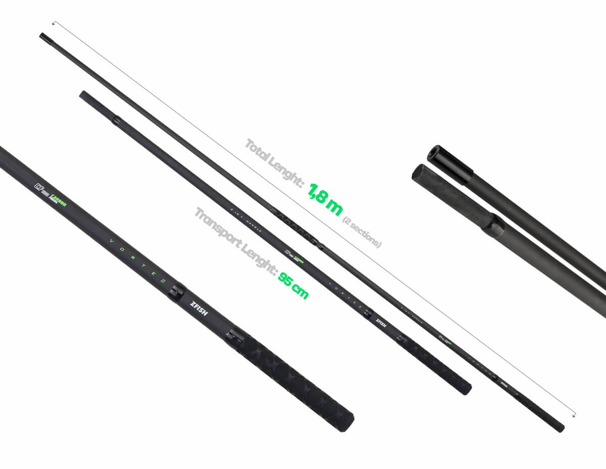 ZFISH graibšto kotas Vortex 1.8m