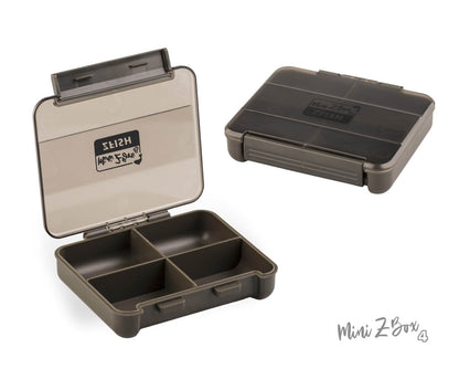 ZFISH Z-Mini įrangos dėžutė su 4 skyriais ir skaidriu dangčiu